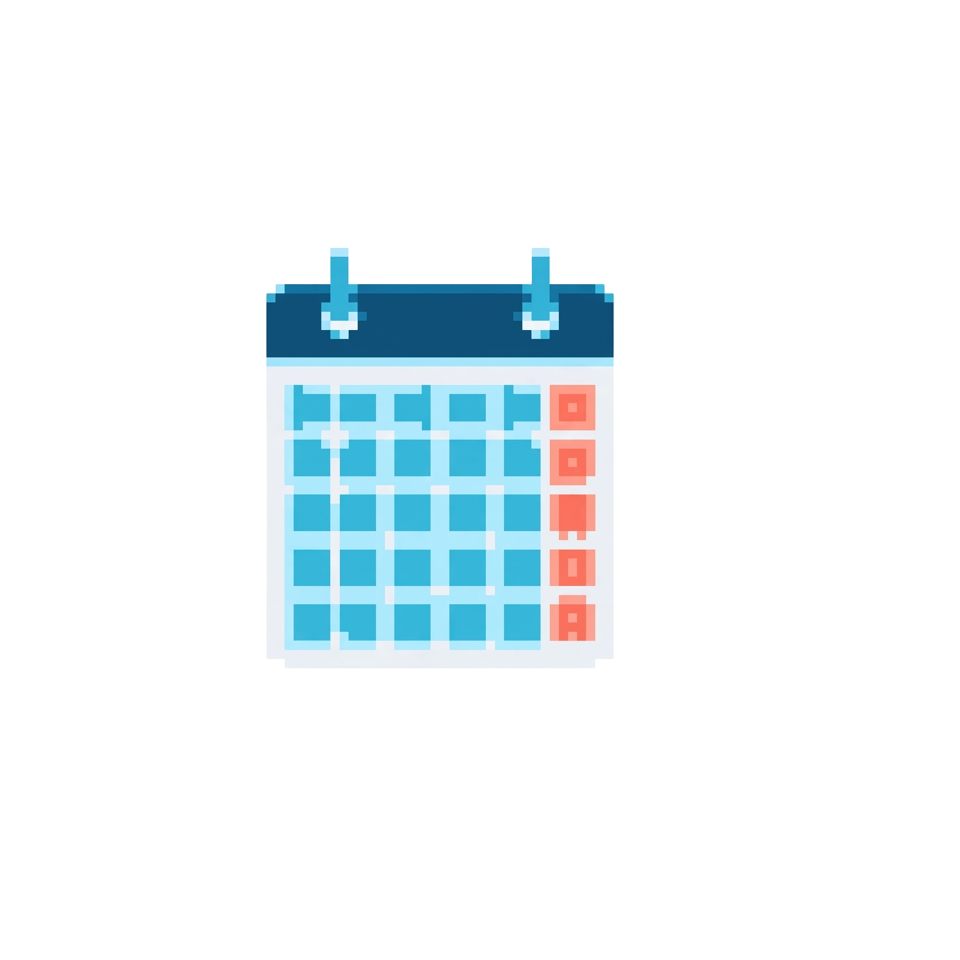 Deposit and final payment schedules by supplier type: cruise, tours, hotels and flights
