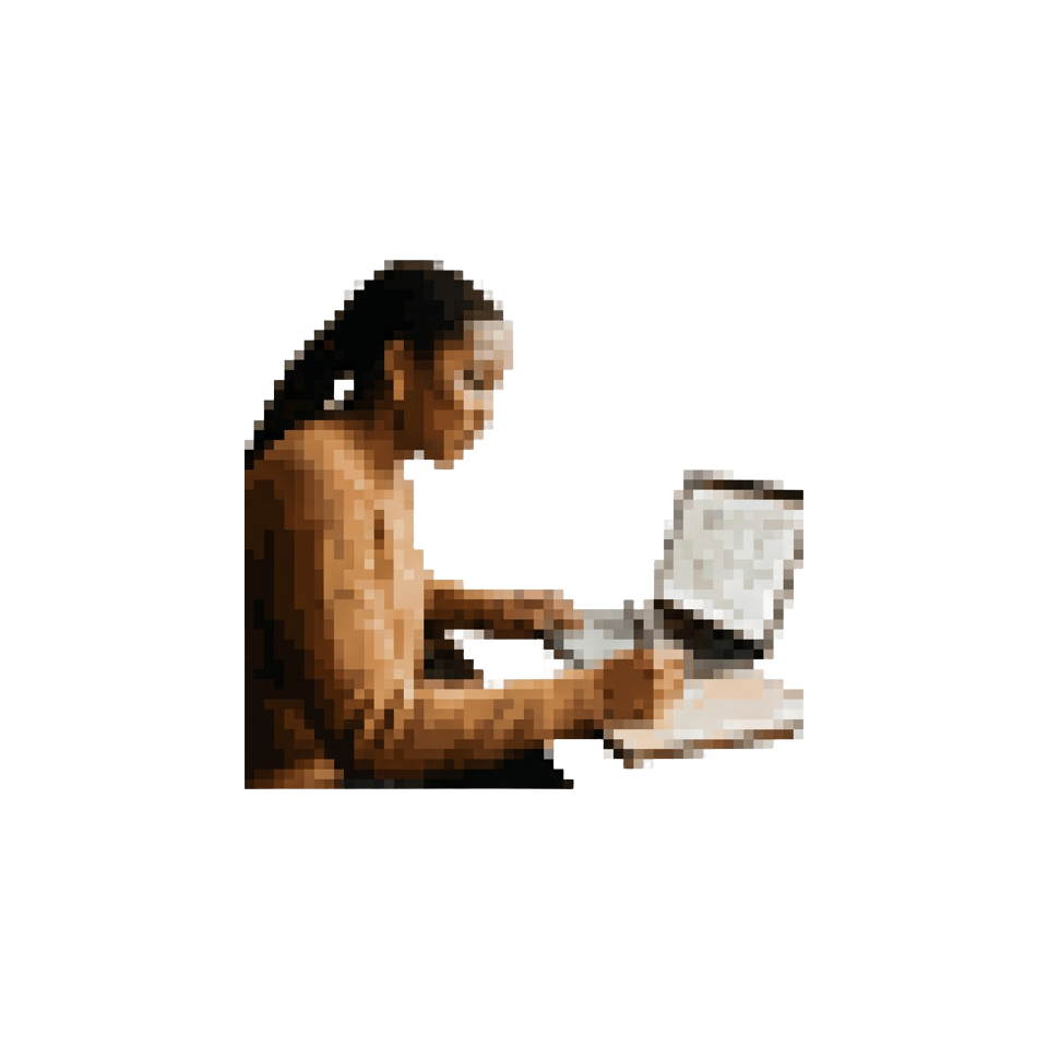 A travel advisor reviewing an AI-generated itinerary draft on a laptop alongside handwritten notes